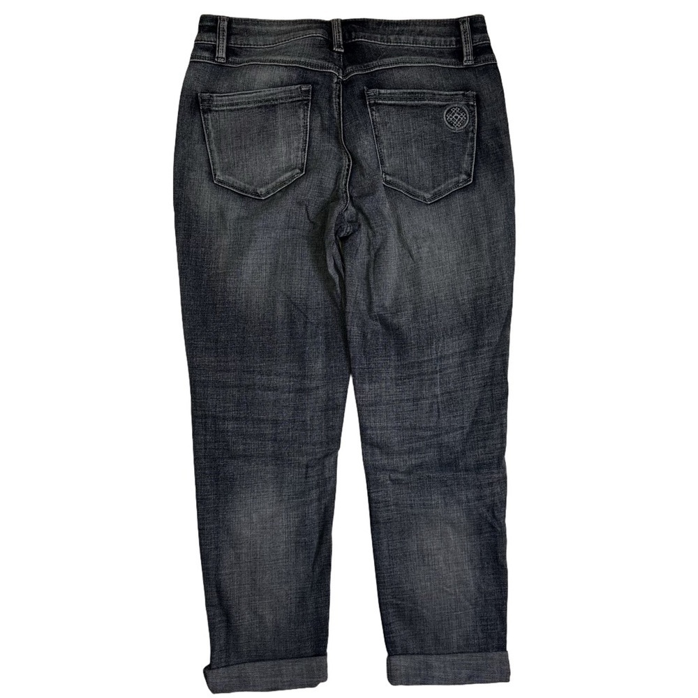 Laurie Felt Classic Weekender  Cuffed Hem Distressed Denim Jeans Size 2 NWT - Picture 6 of 16